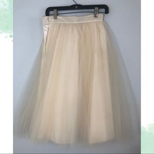 Alexandra Grecco Tulle Midi Skirt, Size 0